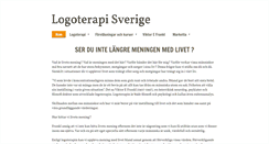 Desktop Screenshot of logoterapi.se